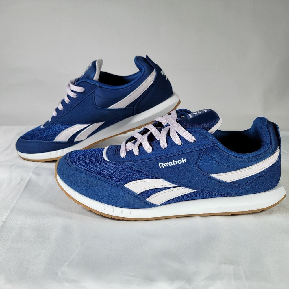 Reebok Royal Classic Jogger 3 Blue White Gum Sneakers Men's Size 10.5 Athleisure